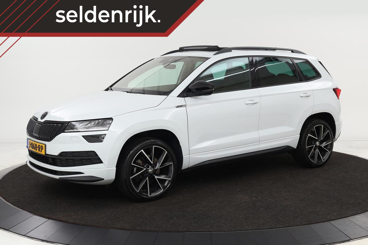 Škoda Karoq 1.5 TSI Sportline | Panoramadak | Canton | Trekhaak | Stoelverwarming | Carplay | Virtual Cockpit | Camera | DAB+