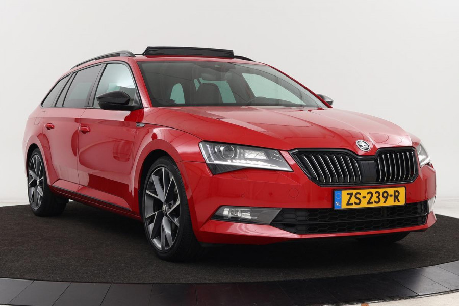 Škoda Superb 1.5 TSI Sportline | Panoramadak Sfeerverlichting | Memory | Adaptive Cruise | Achterbankverwarming | Carplay | Alcantara