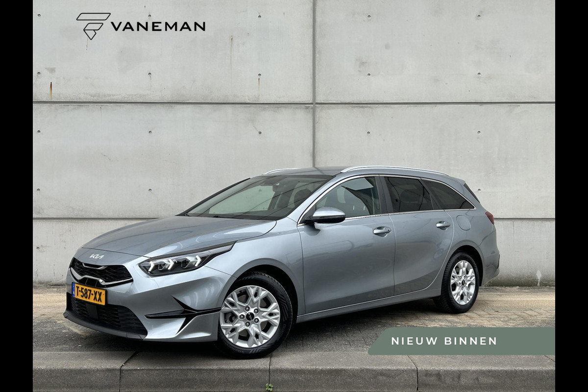 Kia Ceed Sportswagon 1.5 T-GDi MHEV DynamicPlusLine Automaat | Camera | Navi | H-Leder | Stuur-/Stoelverwarming | Key-Less | Clima | Apple CarPlay/Android Auto | PDC | Cruise | LED |