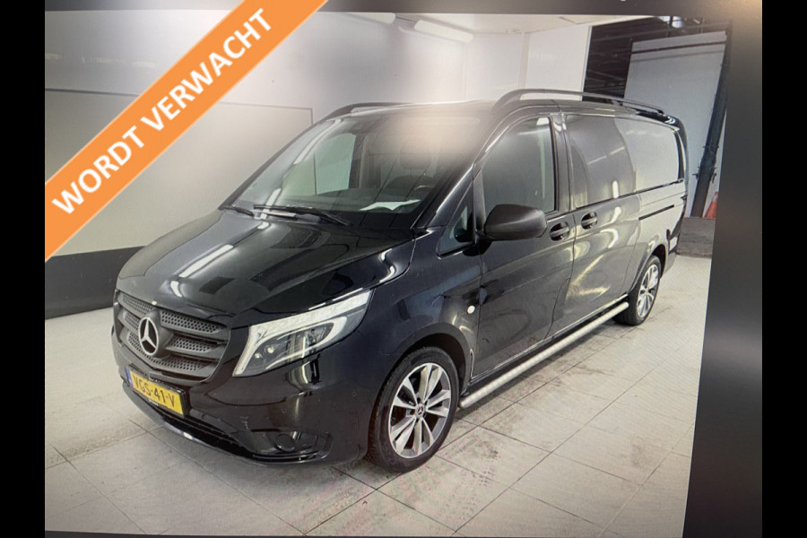 Mercedes-Benz Vito 114 CDI Extra Lang DC 5 persoons Comfort / dubbele schuifdeur ! / vaste prijs rijklaar € 32.950 ex btw / lease vanaf € 589 / airco / cruise / lichtmetalen velgen 18 inch / sidebars