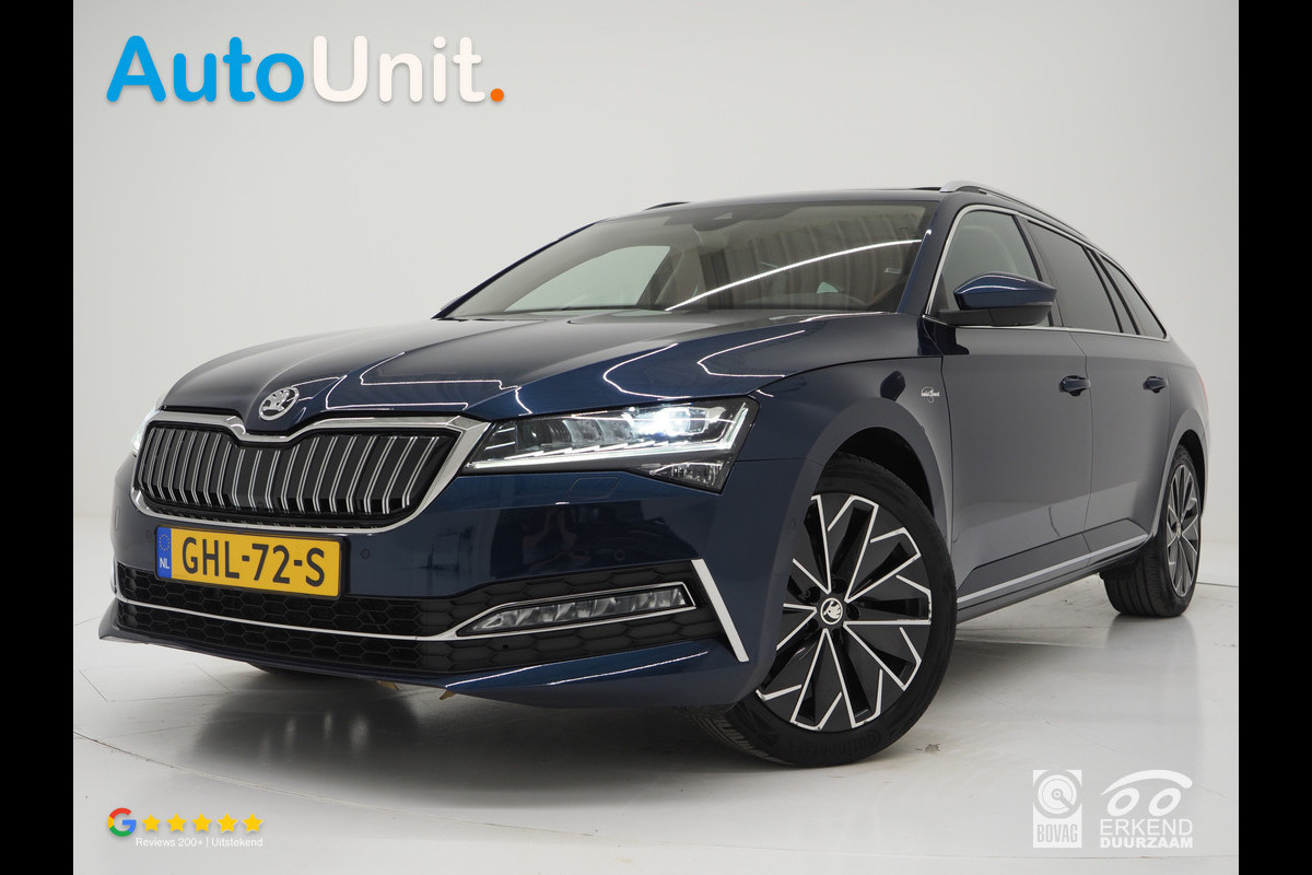 Škoda Superb Combi 1.4 TSI iV Laurent & Clement | Panoramadak | Adaptive Cruise | Leder | 360 | Canton | Trekhaak