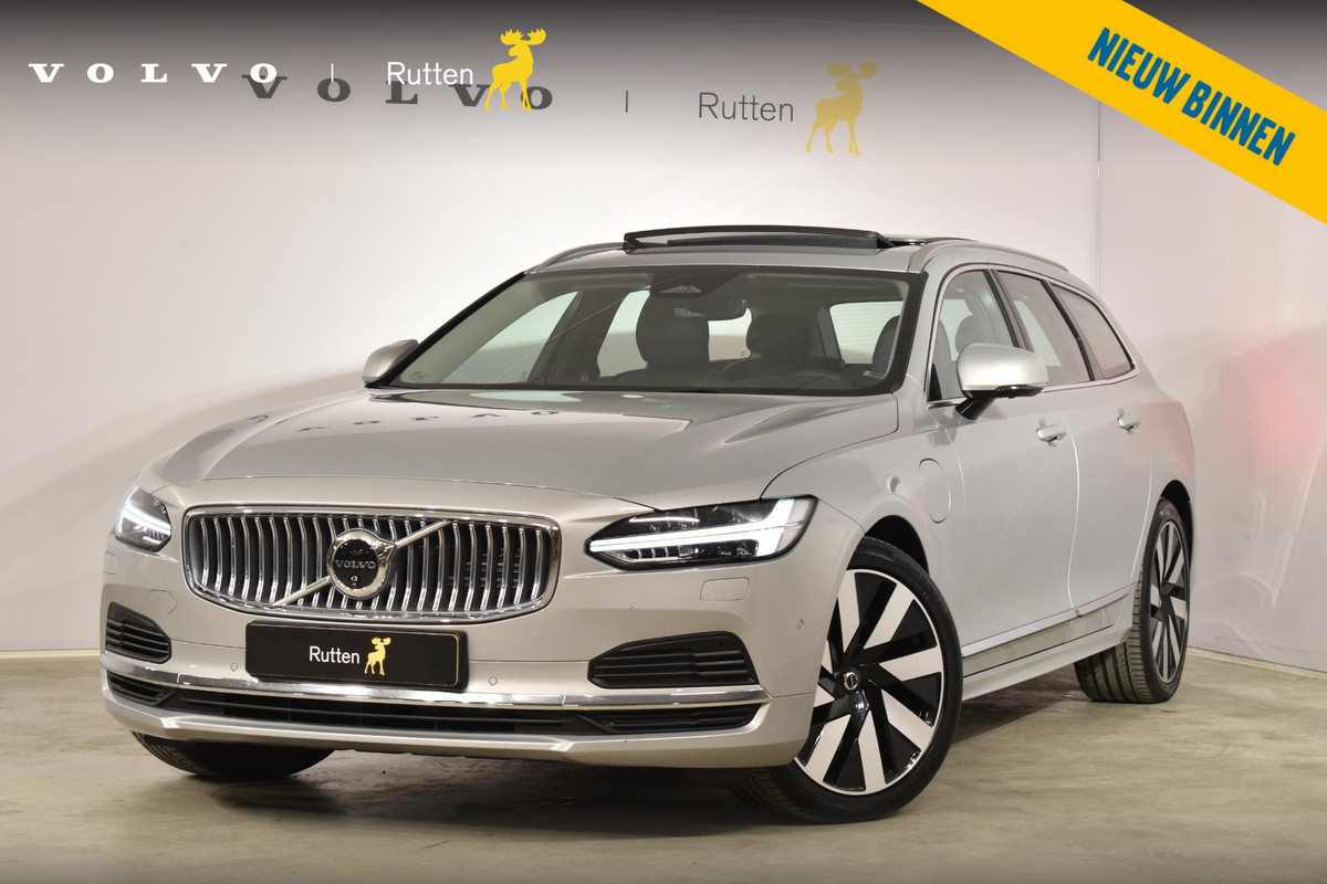 Volvo V90 2.0 T6 Recharge AWD Ultimate Bright / Head Up Display / 360 Camera / Panorama Schuif-Kanteldak / Bowers & Wilkins Audio / Stoel Koel-Verwarming / Trekhaak /