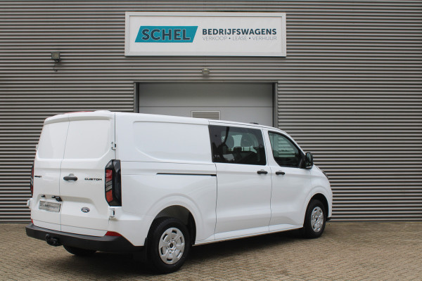 Ford Transit Custom 320 2.0 TDCI L2H1 Trend DC 136pk - Carplay - Android - Camera - Trekhaak - LED koplampen - Stoelverwarming - Rijklaar