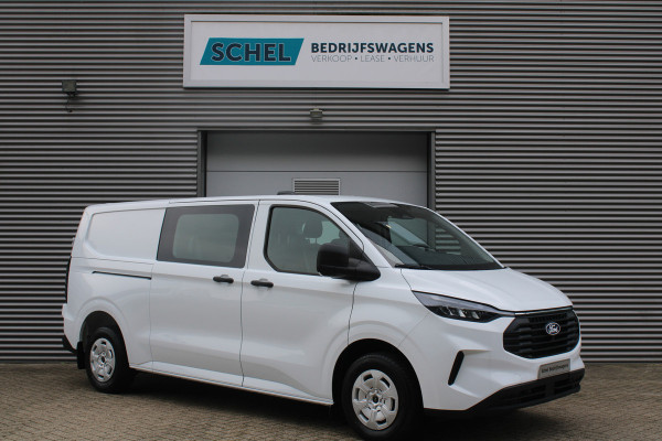 Ford Transit Custom 320 2.0 TDCI L2H1 Trend DC 136pk - Carplay - Android - Camera - Trekhaak - LED koplampen - Stoelverwarming - Rijklaar