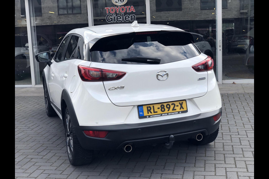 Mazda CX-3 2.0 SKYACTIV-G GT-Luxury | Trekhaak, Leer, Dodehoekherkenning, Keyless, 18inch, Head up display, Stoelverwarming