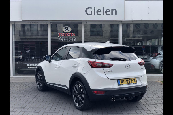 Mazda CX-3 2.0 SKYACTIV-G GT-Luxury | Trekhaak, Leer, Dodehoekherkenning, Keyless, 18inch, Head up display, Stoelverwarming