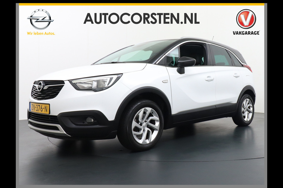 Opel Crossland X T111PK Navi Apple Android Carplay Ecc Keyless PDC Bord-Herkenning LED R5.0 Intellilink Connect DAB+ Multi-Media-vb. ESP Lanedepa Comfort Stoelen Licht+Regensensor Innovation Orig.NL Auto Dealer Onderhouden EURO6 1ste Eigenaar