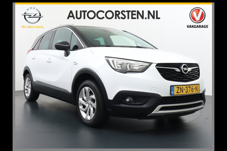 Opel Crossland X T111PK Navi Apple Android Carplay Ecc Keyless PDC Bord-Herkenning LED R5.0 Intellilink Connect DAB+ Multi-Media-vb. ESP Lanedepa Comfort Stoelen Licht+Regensensor Innovation Orig.NL Auto Dealer Onderhouden EURO6 1ste Eigenaar