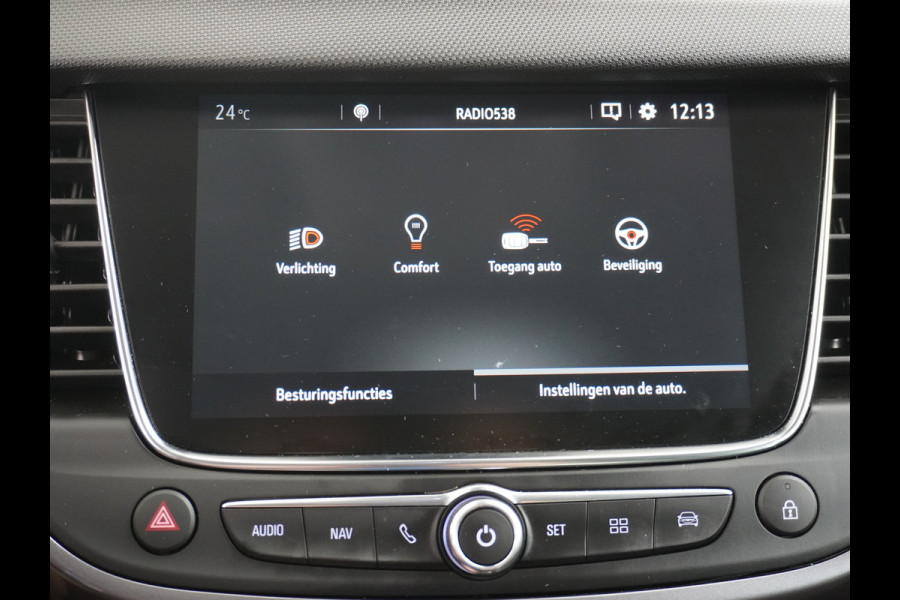 Opel Crossland X T111PK Navi Apple Android Carplay Ecc Keyless PDC Bord-Herkenning LED R5.0 Intellilink Connect DAB+ Multi-Media-vb. ESP Lanedepa Comfort Stoelen Licht+Regensensor Innovation Orig.NL Auto Dealer Onderhouden EURO6 1ste Eigenaar