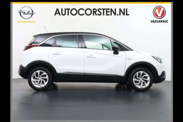 Opel Crossland X T111PK Navi Apple Android Carplay Ecc Keyless PDC Bord-Herkenning LED R5.0 Intellilink Connect DAB+ Multi-Media-vb. ESP Lanedepa Comfort Stoelen Licht+Regensensor Innovation Orig.NL Auto Dealer Onderhouden EURO6 1ste Eigenaar