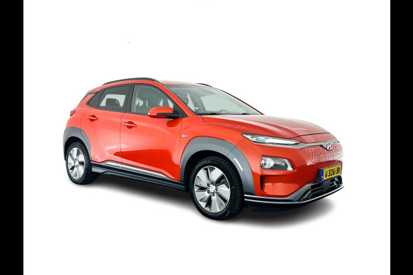 Hyundai Kona EV Premium 64 kWh (INCL-BTW) *FULL-LEATHER | HEAD-UP | FULL-LED | NAVI-FULLMAP | DAB | ADAPTIVE-CRUISE | KRELL-AUDIO | KEYLESS | CAMERA | BLIND-SPOT | LANE-ASSIST | VIRTUAL-COCKPIT | COMFORT-SEATS | 17"ALU*