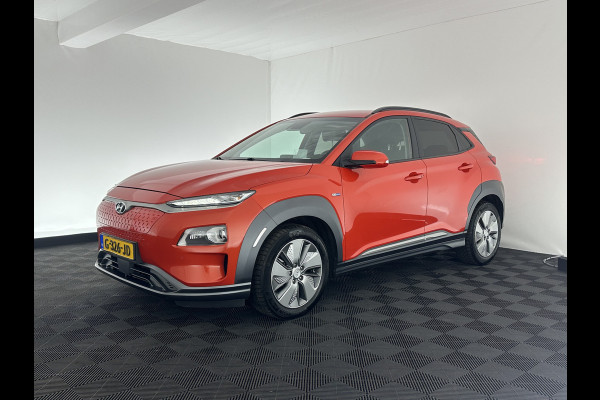 Hyundai Kona EV Premium 64 kWh (INCL-BTW) *FULL-LEATHER | HEAD-UP | FULL-LED | NAVI-FULLMAP | DAB | ADAPTIVE-CRUISE | KRELL-AUDIO | KEYLESS | CAMERA | BLIND-SPOT | LANE-ASSIST | VIRTUAL-COCKPIT | COMFORT-SEATS | 17"ALU*