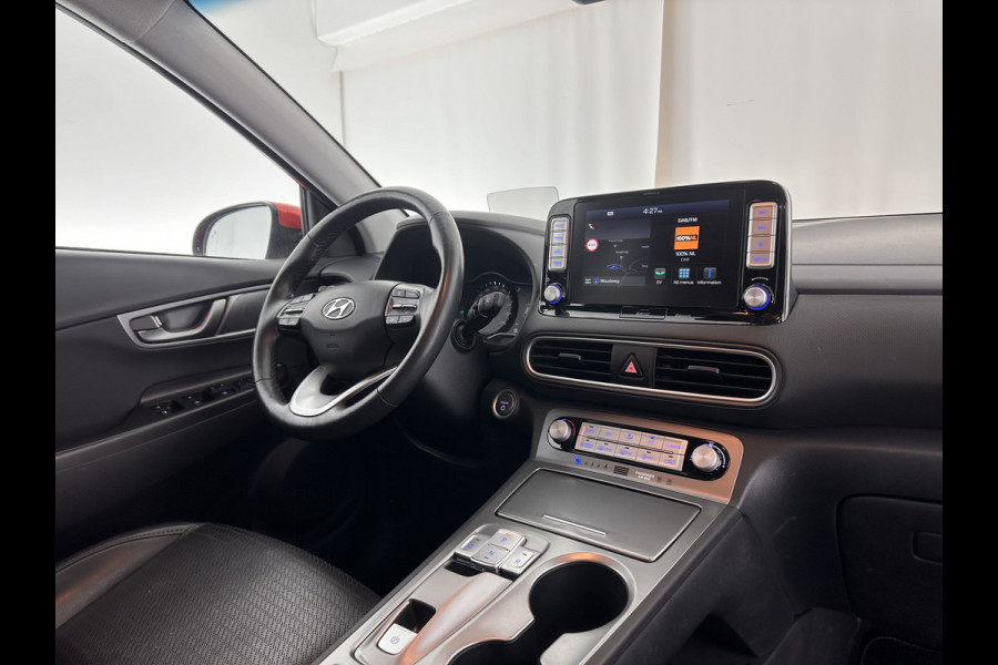 Hyundai Kona EV Premium 64 kWh (INCL-BTW) *FULL-LEATHER | HEAD-UP | FULL-LED | NAVI-FULLMAP | DAB | ADAPTIVE-CRUISE | KRELL-AUDIO | KEYLESS | CAMERA | BLIND-SPOT | LANE-ASSIST | VIRTUAL-COCKPIT | COMFORT-SEATS | 17"ALU*