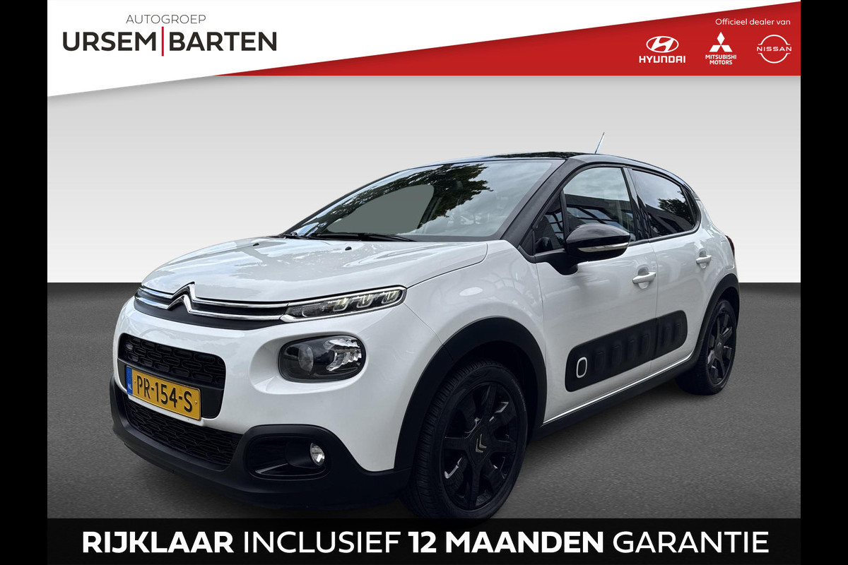 Citroën C3 1.2 PureTech Shine | zwart dak | trekhaak