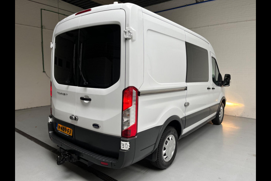 Ford Transit SERVICEWAGEN 350 2.0 TDCI 131PK EURO6 L2H2 VICTRON V230 SORTIMO INRICHTING AIRCO STANDKACHEL TREKHAAK RIJKLAARPRIJS!