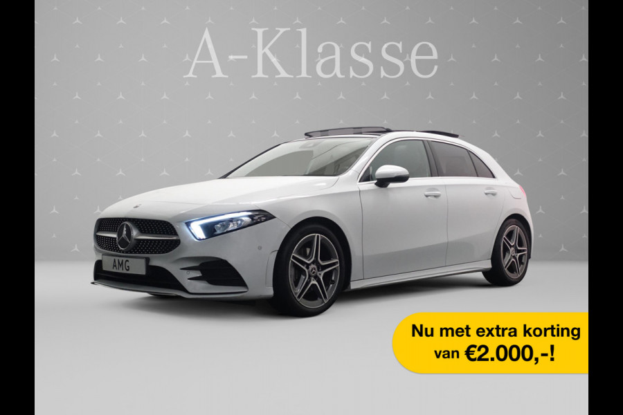 Mercedes-Benz A-Klasse 200 AMG Prestige Ed Autom- Panodak I Leer I Virtual Cockpit I Sfeerverlichting