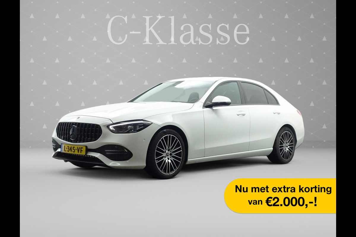 Mercedes-Benz C-Klasse 200 AMG Launch Edition Luxury Line Aut- Sfeerverlichting I Camera I Xenon Led I Carplay I Lane Assist I Park Assist