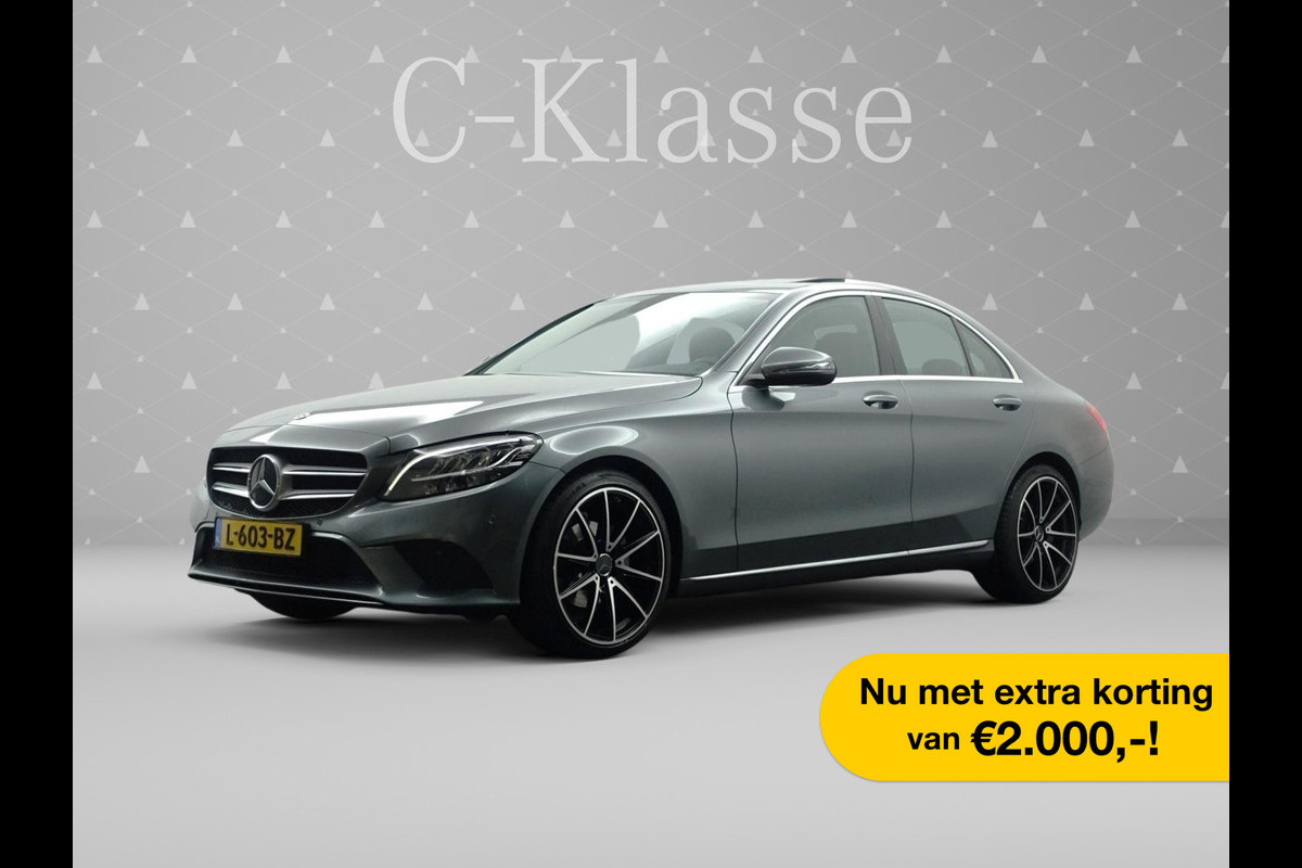 Mercedes-Benz C-Klasse 180 Premium Plus AMG Pack 9 G-tronic Aut- Schuifdak I Widescreen I Sfeerverl. I 360 Cam I Burmester