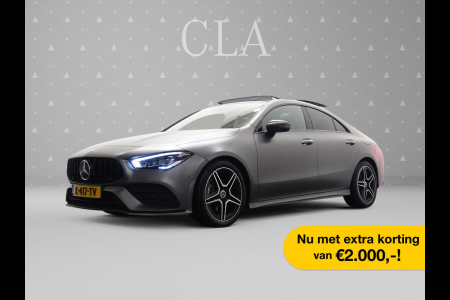 Mercedes-Benz CLA-Klasse 180 AMG Night Edition Aut- 45s Pakket I Memory I Panodak I Sfeerverlichting I Zitkinematica I Sport Interieur