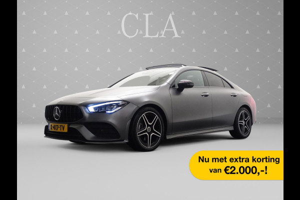 Mercedes-Benz CLA-Klasse 180 AMG Night Edition Aut- 45s Pakket I Memory I Panodak I Sfeerverlichting I Zitkinematica I Sport Interieur