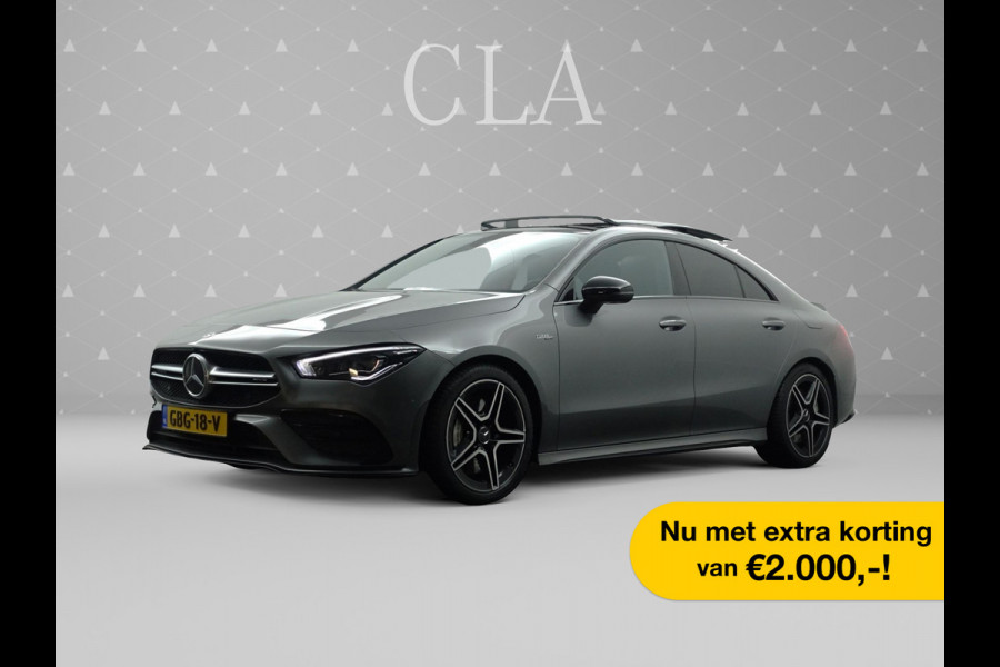 Mercedes-Benz CLA-Klasse AMG 35 4MATIC Premium Plus Aut- Panodak I  Sfeerverlichting I  Camera I  Stoelverwarming I  Dynamic+