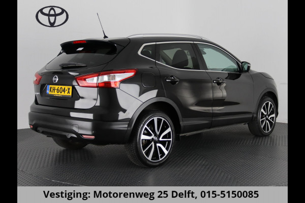 Nissan QASHQAI 1.2 TEKNA LEDER PANODAK 360 CAMERA.LEDER.PDC. GOED ONDERHOUDEN!