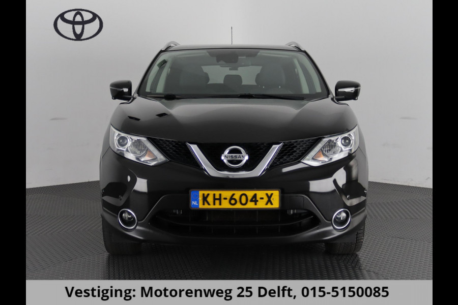 Nissan QASHQAI 1.2 TEKNA LEDER PANODAK 360 CAMERA.LEDER.PDC. GOED ONDERHOUDEN!