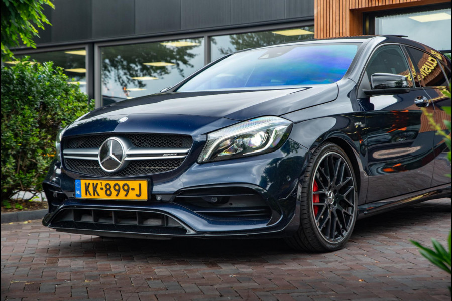 Mercedes-Benz A-Klasse AMG 45 4MATIC Aeropack Panoramadak Schaalstoelen Adapt. Cruise Keyless