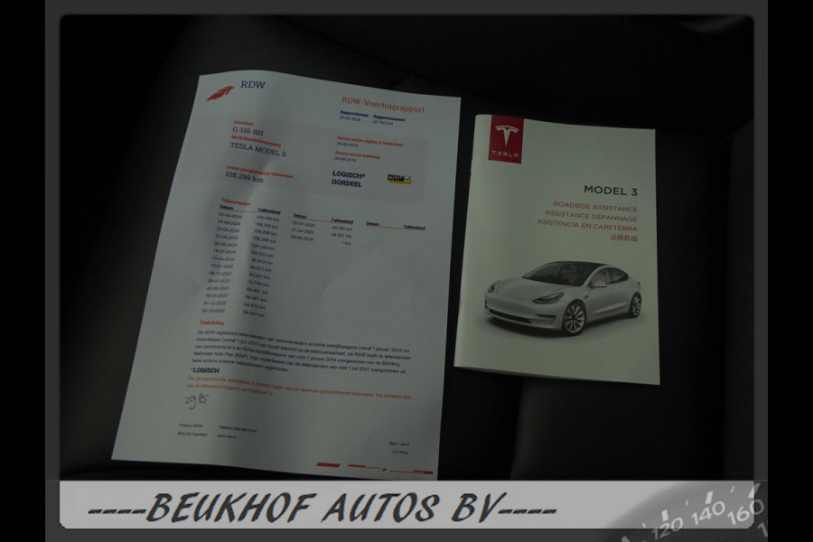 Tesla Model 3 Standard RWD Plus Panoramadak Leer Autopilot b