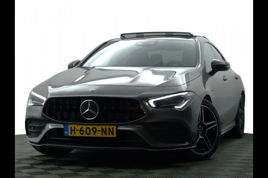 Mercedes-Benz CLA-Klasse 200 Solution AMG Night Edition Aut- Panodak I  Sfeerverlichting I  Park Assist I Lane Assist I Stoelverwarming I  Alcantara Sport Interieur