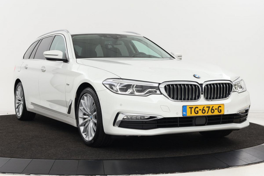 BMW 5 Serie 530d Luxury Line | High Executive | Adaptive Cruise | Trekhaak | 360 Camera | Stuurverwarming | Harman Kardon | Head-up