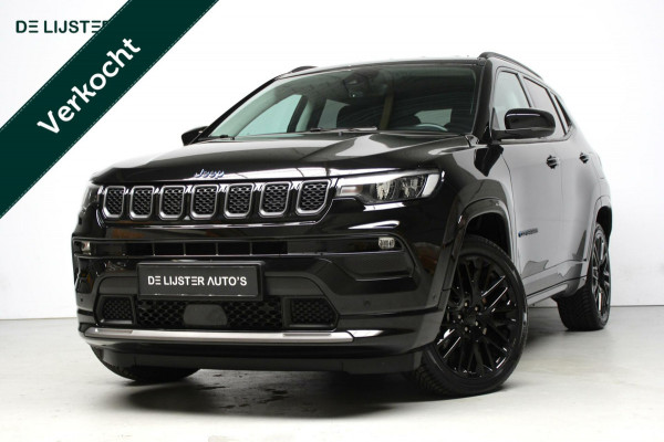 Jeep Compass 4xe 240 Plug-in Hybrid Electric S Black Edition |CARPLAY, ACC, STOEL + STUURVERWARMD, CAMERA, KEYLESS|