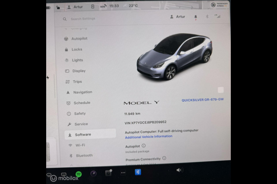 Tesla Model Y RWD QUICKSILVER MMX PACK SUBSIDIE IS TERUG