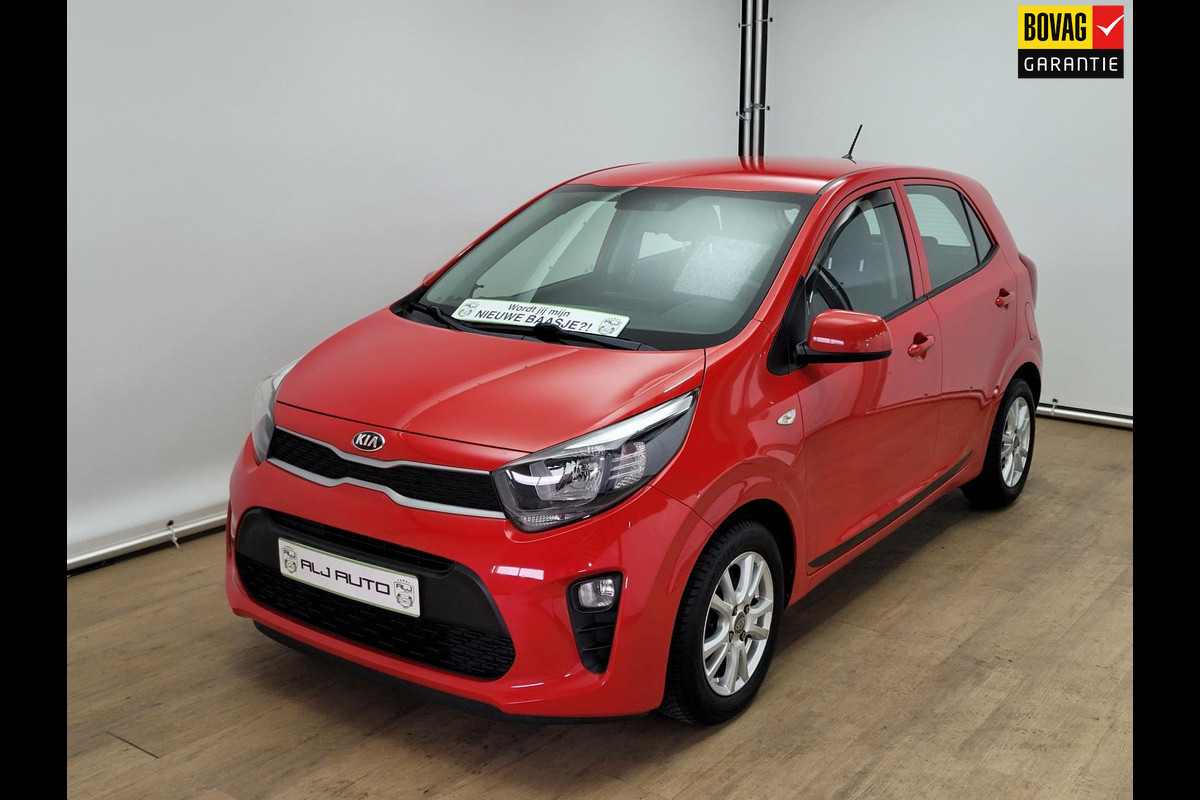 Kia Picanto Occasion met cruisecontrol en navigatie | Tweedehands Kia Picanto met weinig km in kleur rood | Bovag