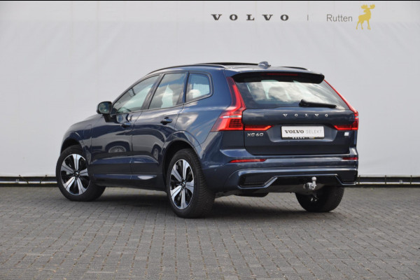 Volvo XC60 T6 350PK Automaat AWD Plus Dark / Semi-elektrisch inklapbare trekhaak / Panoramisch schuif/kantel dak / Adaptive cruise control / Pilot assist / 360 camera / Elektrisch bedienbare voorstoelen / Memory seats / Voor en achter stoelverwarming /