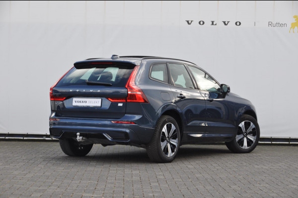 Volvo XC60 T6 350PK Automaat AWD Plus Dark / Semi-elektrisch inklapbare trekhaak / Panoramisch schuif/kantel dak / Adaptive cruise control / Pilot assist / 360 camera / Elektrisch bedienbare voorstoelen / Memory seats / Voor en achter stoelverwarming /