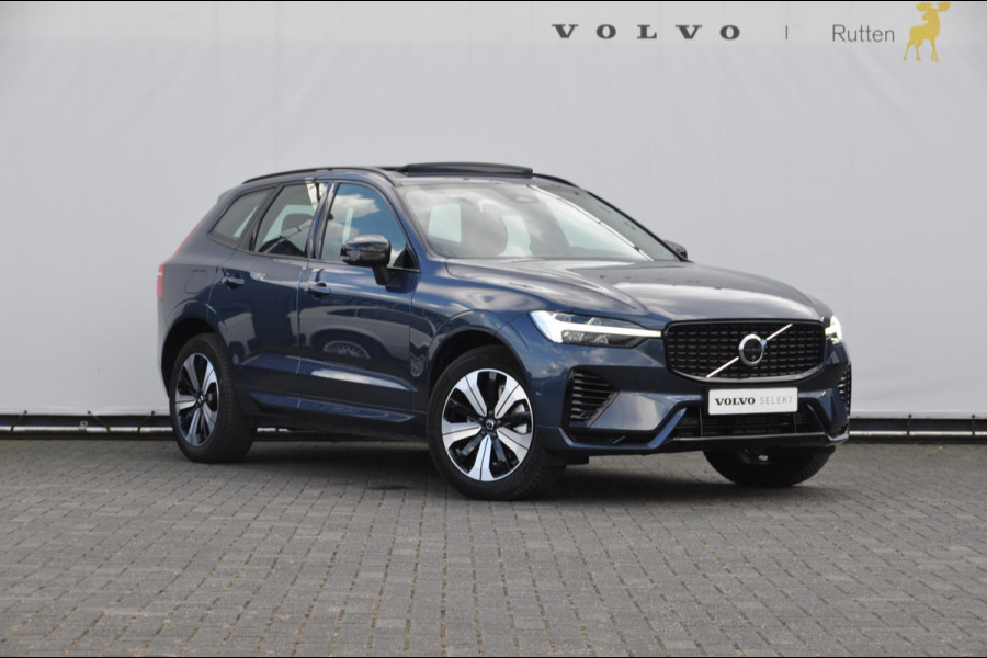 Volvo XC60 T6 350PK Automaat AWD Plus Dark / Semi-elektrisch inklapbare trekhaak / Panoramisch schuif/kantel dak / Adaptive cruise control / Pilot assist / 360 camera / Elektrisch bedienbare voorstoelen / Memory seats / Voor en achter stoelverwarming /