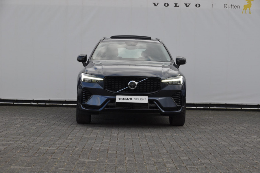 Volvo XC60 T6 350PK Automaat AWD Plus Dark / Semi-elektrisch inklapbare trekhaak / Panoramisch schuif/kantel dak / Adaptive cruise control / Pilot assist / 360 camera / Elektrisch bedienbare voorstoelen / Memory seats / Voor en achter stoelverwarming /