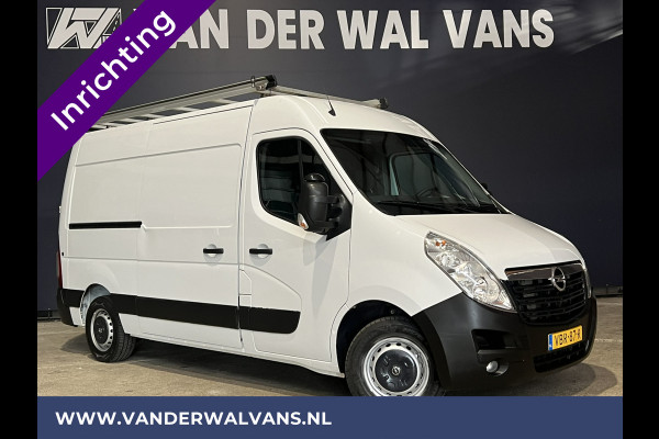 Opel Movano 2.3 CDTI 146pk L2H2 inrichting Euro6 Airco | Imperiaal | Omvormer | Camera | 2500kg Trekhaak Navigatie, Cruisecontrol, Parkeersensoren, Bijrijdersbank