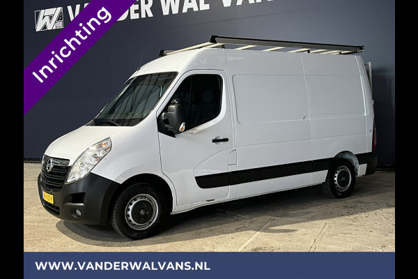 Opel Movano 2.3 CDTI 146pk L2H2 inrichting Euro6 Airco | Imperiaal | Omvormer | Camera 2500kg Trekhaak, Navigatie, Cruisecontrol, Parkeersensoren, Bijrijdersbank