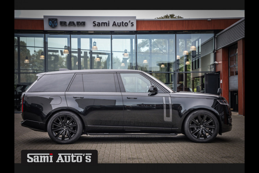 Land Rover Range Rover VOGUE | AUTOBIOGRAPHY | LWB | 7 PERSOONS | D350 MHEV | BLACK ON BLACK | SOFTCLOSE | HUD | MASSAGE | VOLLE UITVOERING | LAND ROVER FABRIEKSGARANTIE TOT 23-06-2026 |