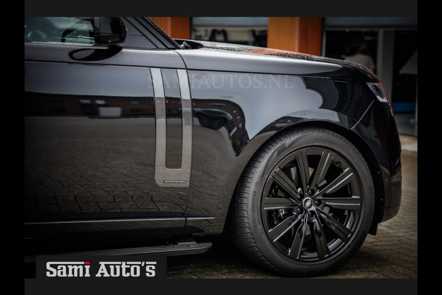 Land Rover Range Rover VOGUE | AUTOBIOGRAPHY | LWB | 7 PERSOONS | D350 MHEV | BLACK ON BLACK | SOFTCLOSE | HUD | MASSAGE | VOLLE UITVOERING | LAND ROVER FABRIEKSGARANTIE TOT 23-06-2026 |