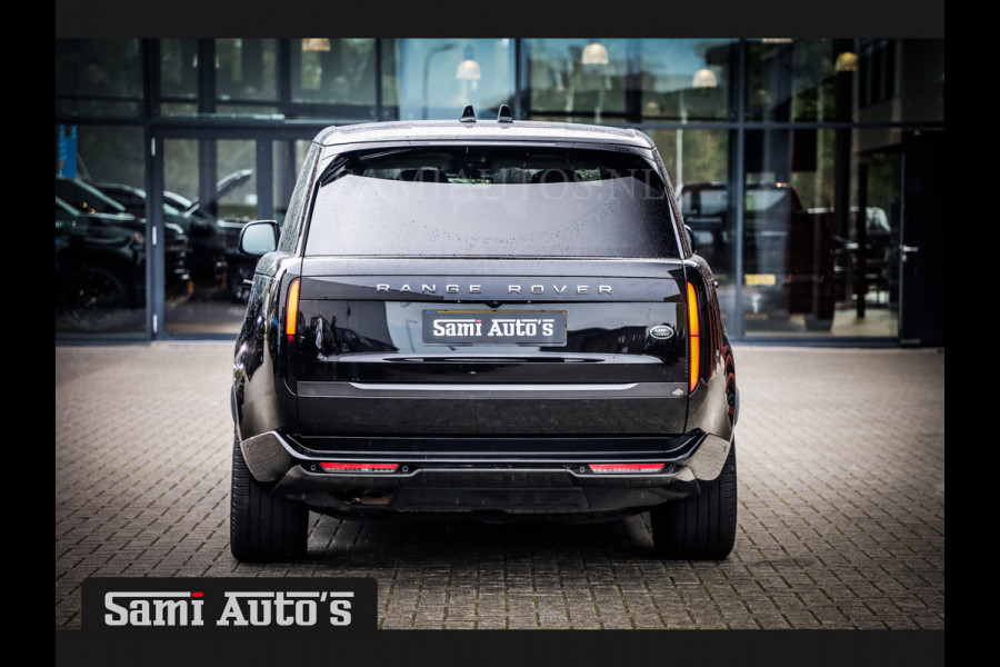 Land Rover Range Rover VOGUE | AUTOBIOGRAPHY | LWB | 7 PERSOONS | D350 MHEV | BLACK ON BLACK | SOFTCLOSE | HUD | MASSAGE | VOLLE UITVOERING | LAND ROVER FABRIEKSGARANTIE TOT 23-06-2026 |