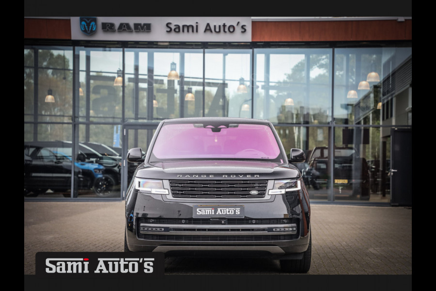 Land Rover Range Rover VOGUE | AUTOBIOGRAPHY | LWB | 7 PERSOONS | D350 MHEV | BLACK ON BLACK | SOFTCLOSE | HUD | MASSAGE | VOLLE UITVOERING | LAND ROVER FABRIEKSGARANTIE TOT 23-06-2026 |