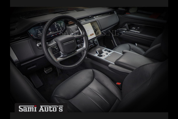 Land Rover Range Rover VOGUE | AUTOBIOGRAPHY | LWB | 7 PERSOONS | D350 MHEV | BLACK ON BLACK | SOFTCLOSE | HUD | MASSAGE | VOLLE UITVOERING | LAND ROVER FABRIEKSGARANTIE TOT 23-06-2026 |