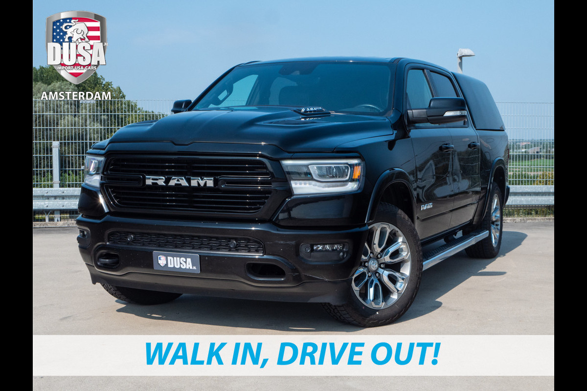 Dodge Ram 1500 Laramie Sport | 5.7 V8 | 4x4 | Crew Cab V8 | Huif | LPG | Luchtvering Nieuw Binnen!