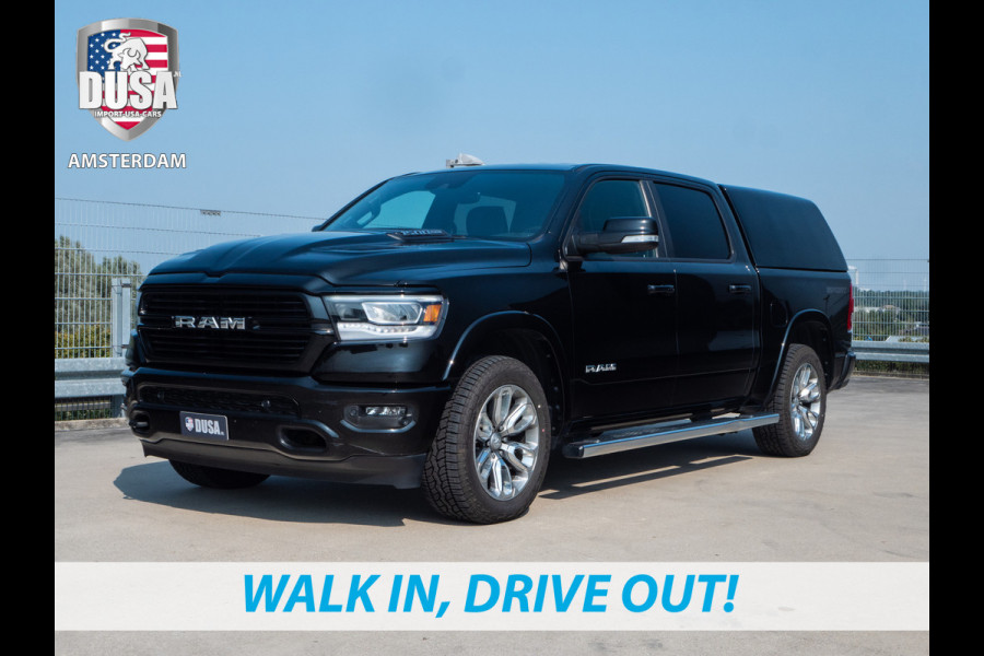 Dodge Ram 1500 Laramie Sport | 5.7 V8 | 4x4 | Crew Cab V8 | Huif | LPG | Luchtvering Nieuw Binnen!