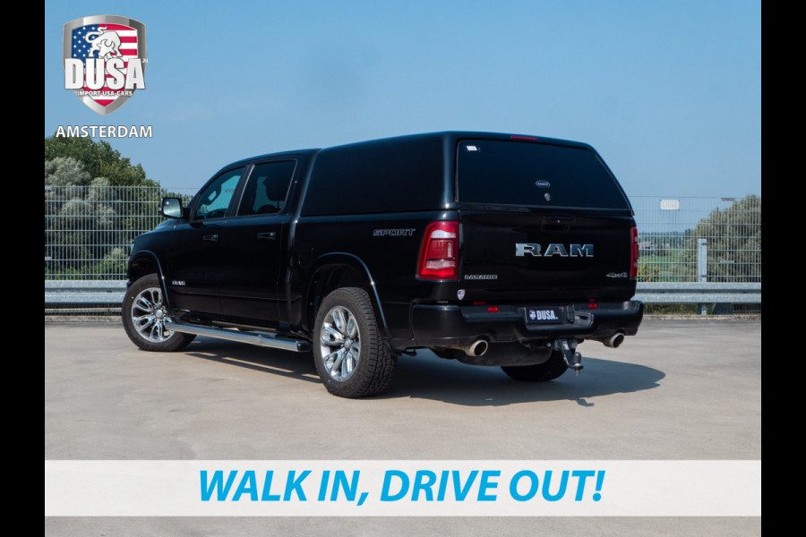 Dodge Ram 1500 Laramie Sport | 5.7 V8 | 4x4 | Crew Cab V8 | Huif | LPG | Luchtvering Nieuw Binnen!