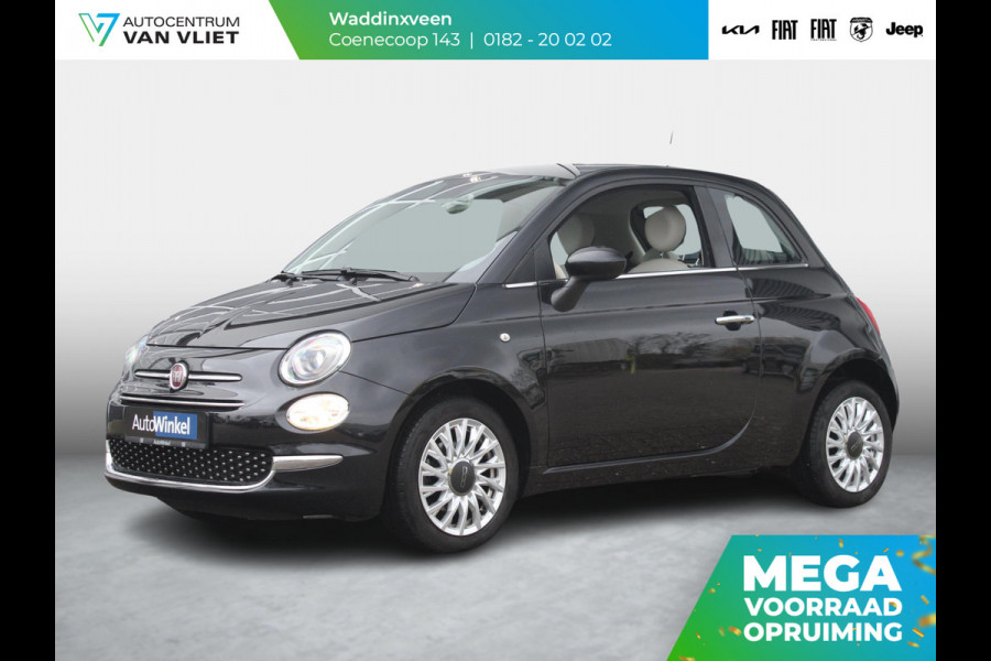 Fiat 500 1.2 Lounge | Airco | Cruise | PDC | Navi | Apple Carplay | Ambiance Ivoor