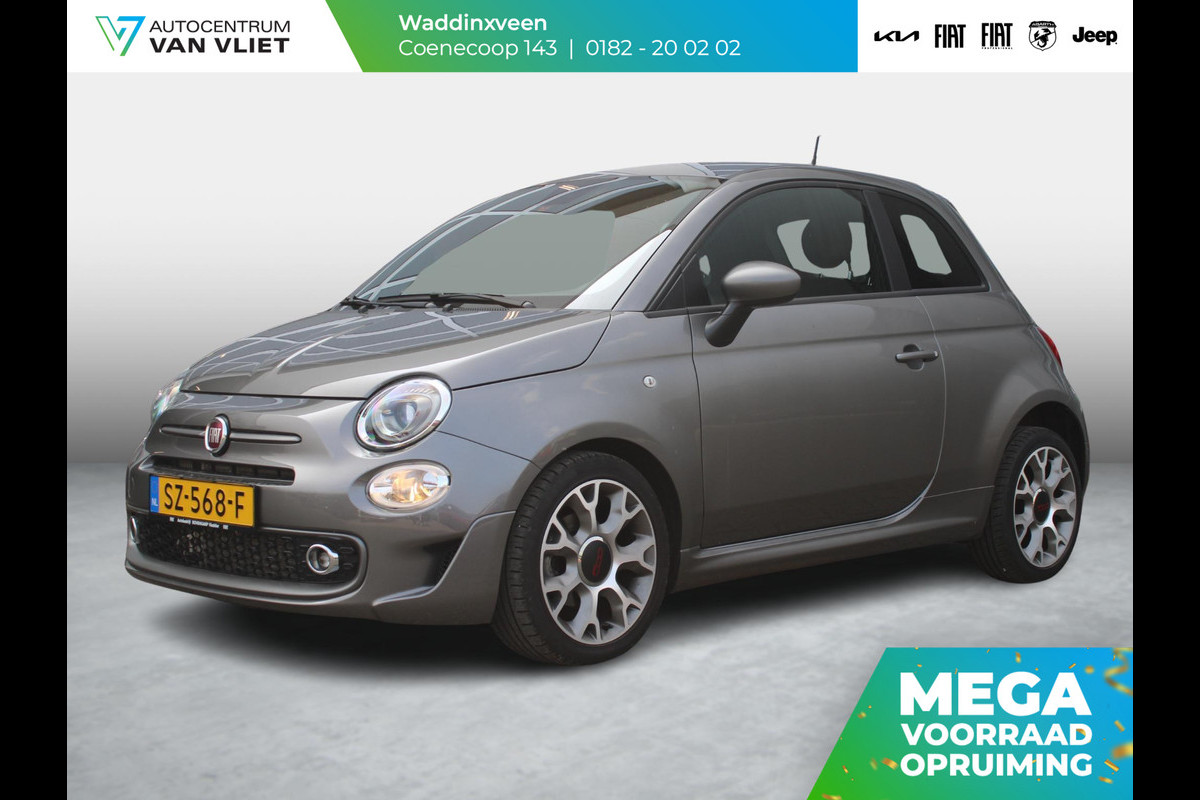 Fiat 500 TwinAir Turbo Sport | Automaat | Navi | Clima | Cruise | Priv Glass | PDC | 16" | Apple Carplay